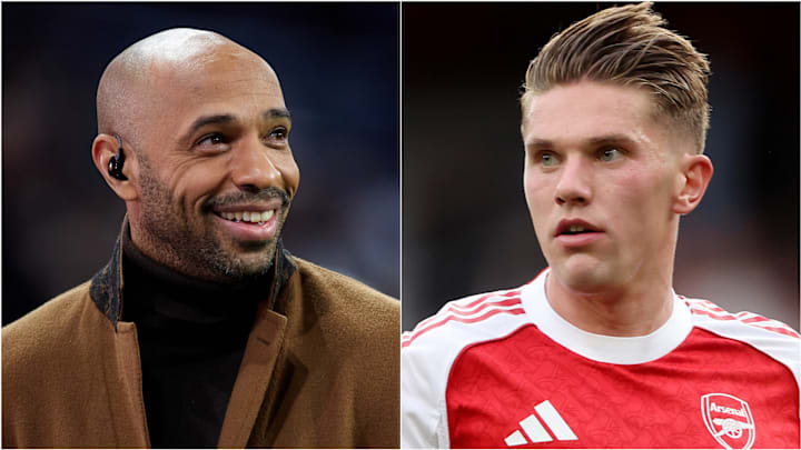 Thierry Henry (left) and Viktor Gyökeres have both worn No. 14 for Arsenal.