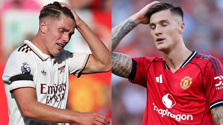 Viktor Gyökeres (left) and Benjamin Šeško (right) made their Premier League debuts on Sunday.