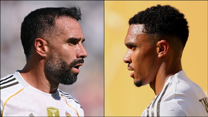 Dani Carvajal (left) and Trent Alexander-Arnold will be fighting for the same starting spot.