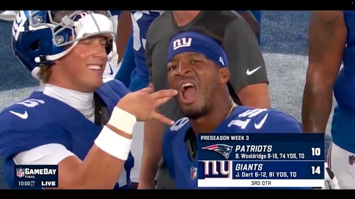 Jaxson Dart and Jameis Winston eating W’s.