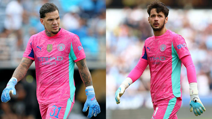 Man City have two top goalkeepers to pick from.