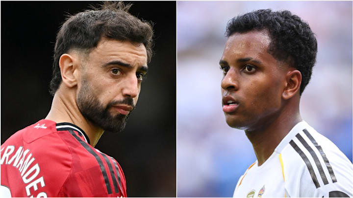 Bruno Fernandes (left) and Rodrygo feature in today’s gossip.