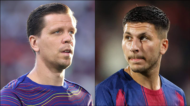 Wojciech Szczeşny (left) and Roony Bardghji both missed Barcelona’s first two La Liga games of the new season.