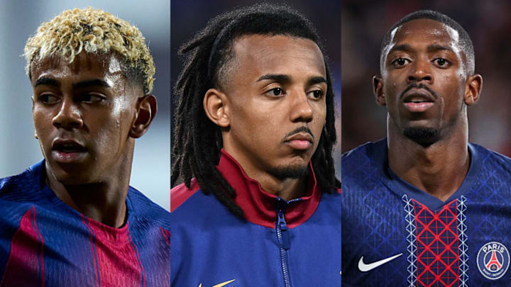 Jules Koundé (center) weighed in on the 2025 Ballon d’Or conversation.