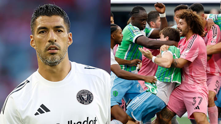 Luis Suarez said he was "sorry" for the incdents which followed the Leagues Cup final. 