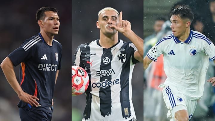 Hirving Lozano (left), Germán Berterame and Rodrigo Huescas didn’t feature for Mexico in the 2025 Gold Cup.