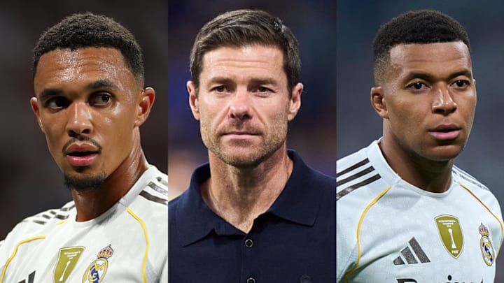 Real Madrid have silverware on the mind under new boss Xabi Alonso (center).