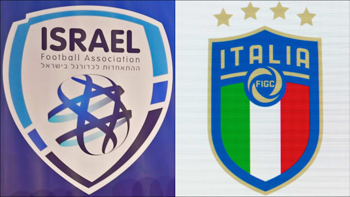 Italy take on Israel. Italy take on Israel.