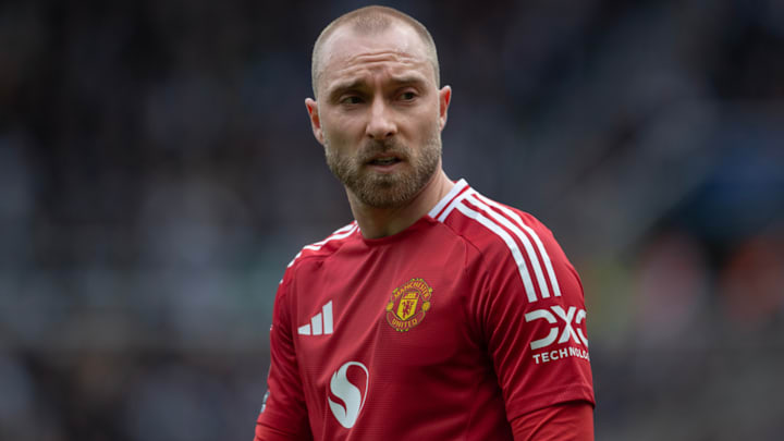 Christian Eriksen’s Man Utd contract was allowed to expire this summer.