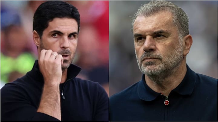 Mikel Arteta renews his rivalry with Ange Postecoglou perhaps a little sooner than he’d of expected.