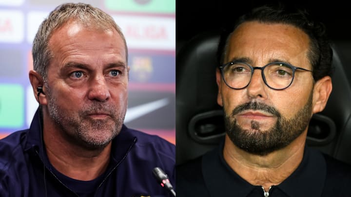 Hansi Flick faces off against José Bordalás on Sunday.