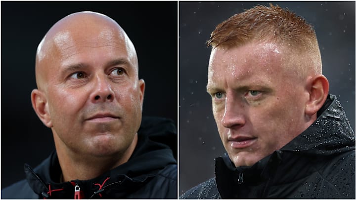 Arne Slot (left) and Will Still go head to head on Tuesday.