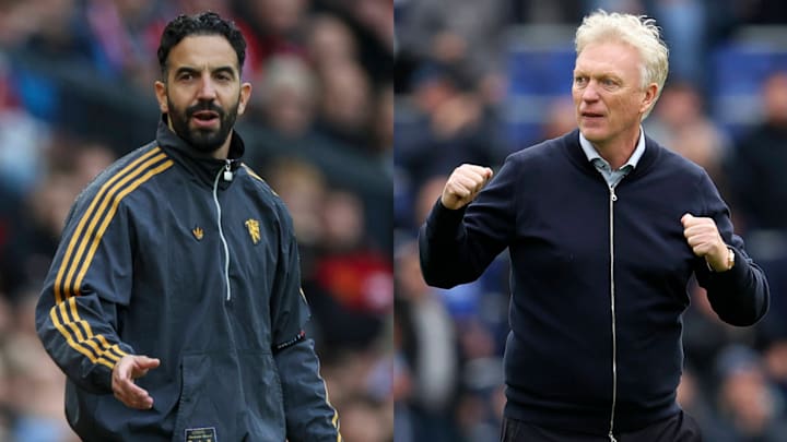 The points were shared the last time Ruben Amorim (left) and David Moyes (right) clashed. The points were shared the last time Ruben Amorim (left) and David Moyes (right) clashed.