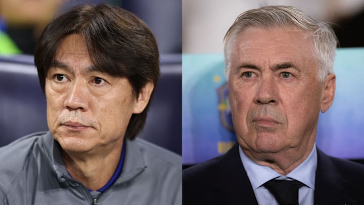 Hong Myung-bo (left) comes face to face with one of the best managers of all time on Friday.
