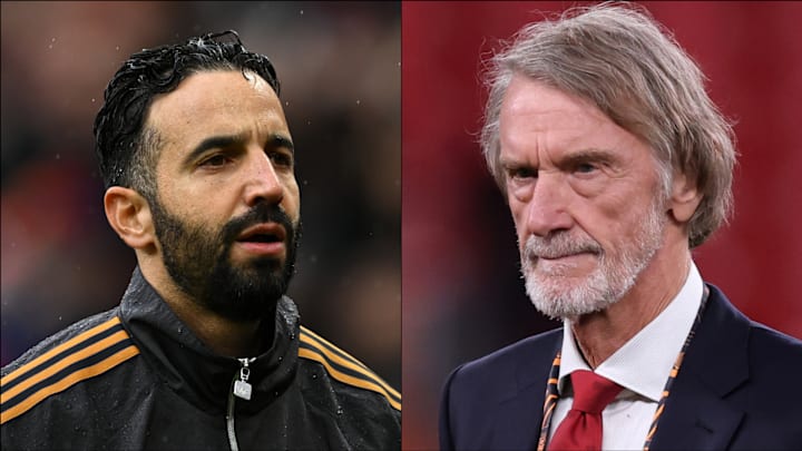 Ruben Amorim (left) has received the backing of Sir Jim Ratcliffe.