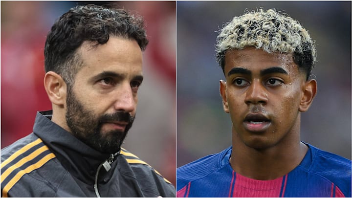 Ruben Amorim’s Man Utd and Lamine Yamal (right) headline today’s gossip. Ruben Amorim’s Man Utd and Lamine Yamal (right) headline today’s gossip.