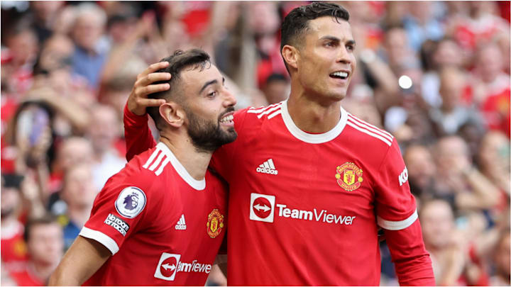 Bruno Fernandes and Cristiano Ronaldo’s Man Utd careers did overlap for a brief period.
