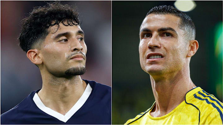 Ricardo Pepi (left) has done well to match a record shared by Cristiano Ronaldo.