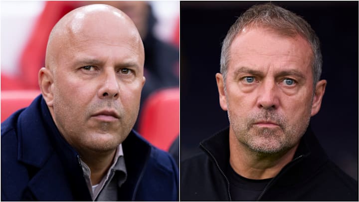 Arne Slot (left) and Hansi Flick headline today’s gossip.