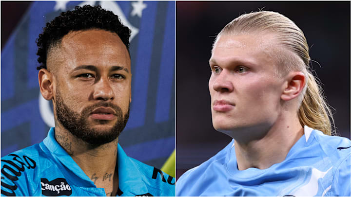Neymar (left) and Erling Haaland headline the gossip.
