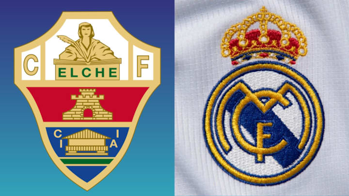 Real Madrid return to domestic action against Elche.