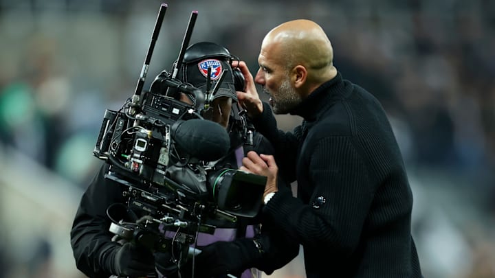 Pep Guardiola lost his cool in the aftermath of Man City’s defeat to Newcastle United.