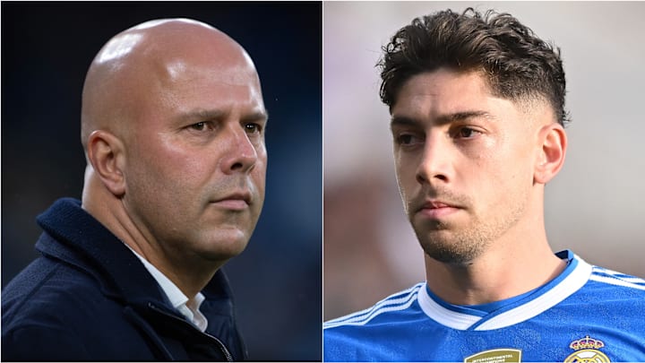 Arne Slot (left) and Federico Valverde headline today’s gossip.