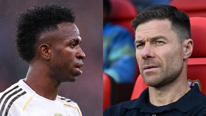 Vinicius Junior (left) and Xabi Alonso headline today’s gossip.