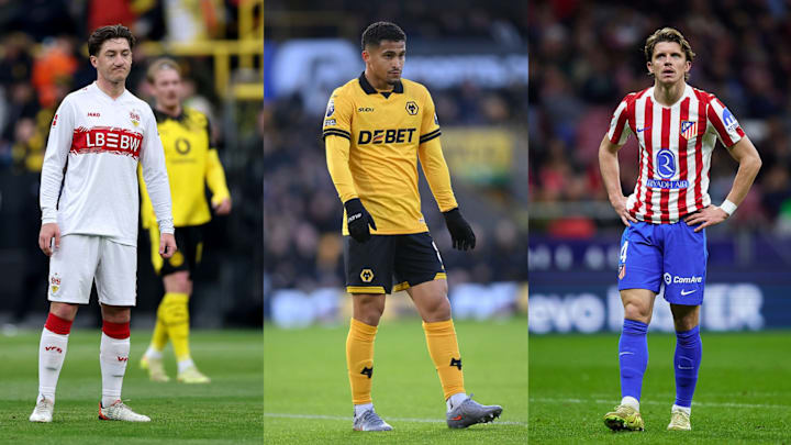 (L-R) Angelo Stiller, João Gomes, Conor Gallagher (L-R) Angelo Stiller, João Gomes, Conor Gallagher