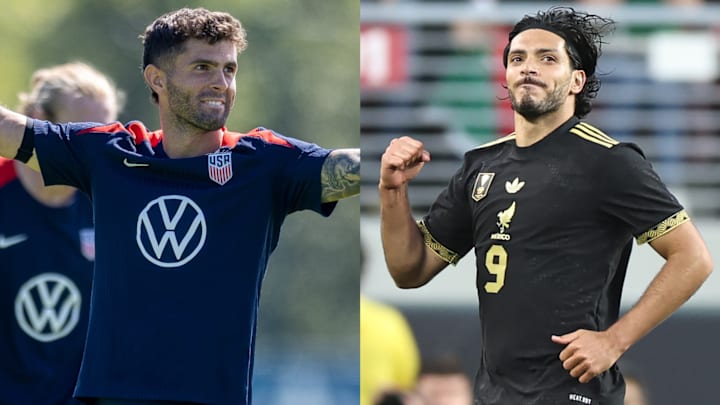 Christian Pulisic (left) and Raúl Jiménez are the biggest difference-makers for the USMNT and Mexico. 