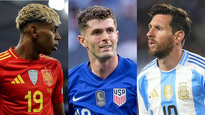 Christian Pulisic (center) and the USMNT could face the world’s best next summer.