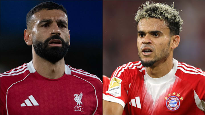 Mohamed Salah (left) and Luis Díaz headline the gossip.