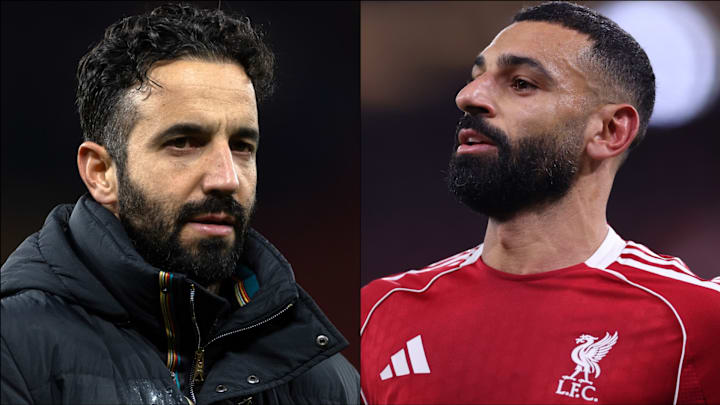 Ruben Amorim (left) joins Mohamed Salah in the headlines.
