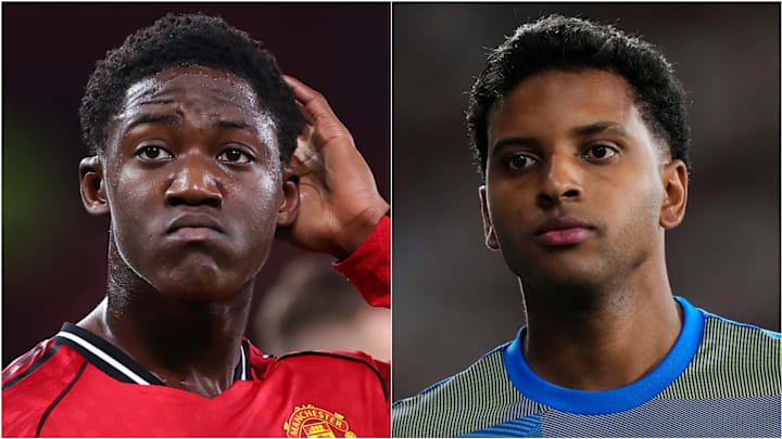 Kobbie Mainoo (left) and Rodrygo headline today’s gossip.