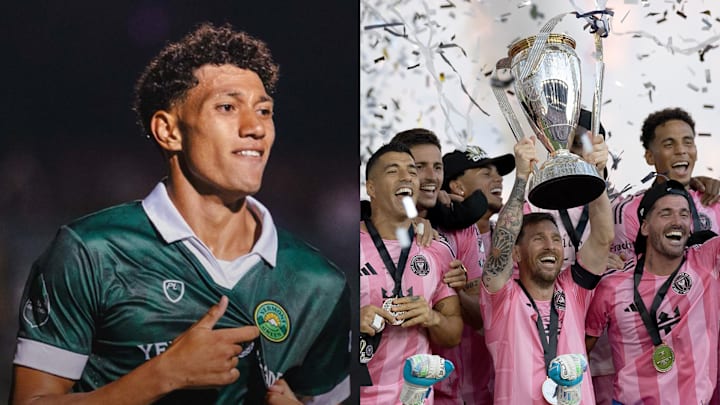 Maximilian Kissel (left) was drafted by MLS Cup champions Inter Miami on Thursday. 