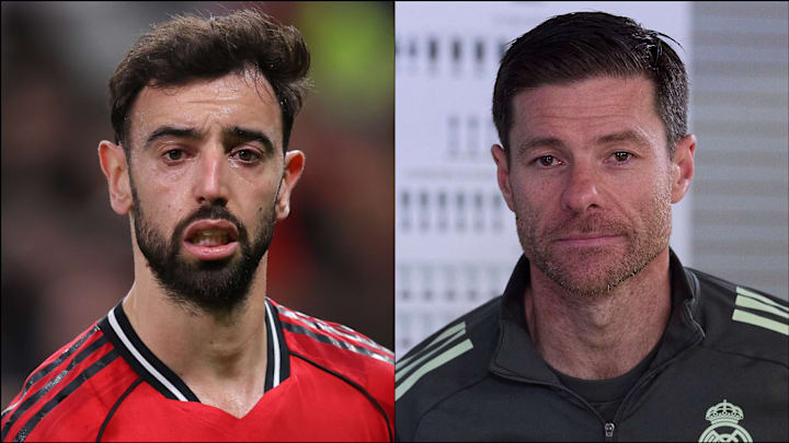 Bruno Fernandes (left) and Xabi Alonso headline today’s gossip.