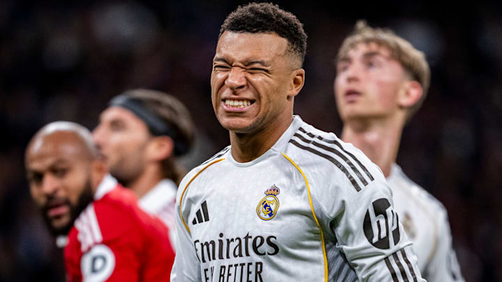 Kylian Mbappé played through injury across the final games of 2025.