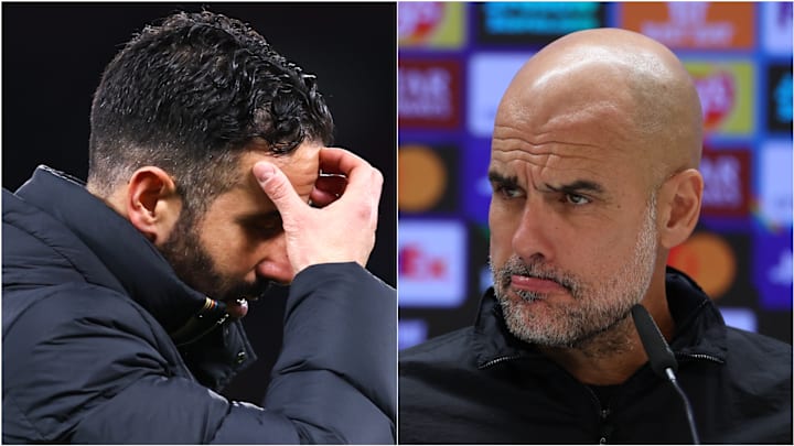 Ruben Amorim (left) and Pep Guardiola both had some words of wisdom.