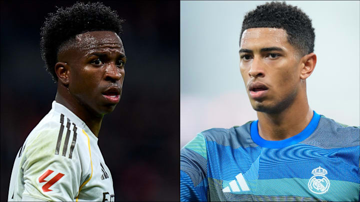 Vinicius Junior (left) and Jude Bellingham (right) headline the gossip.