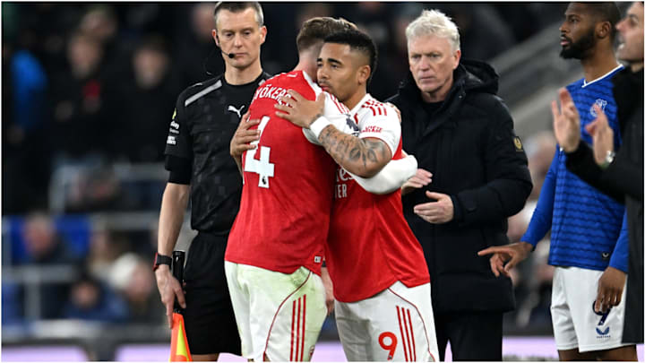 Gabriel Jesus and Viktor Gyökeres are vying for the starting role up top.