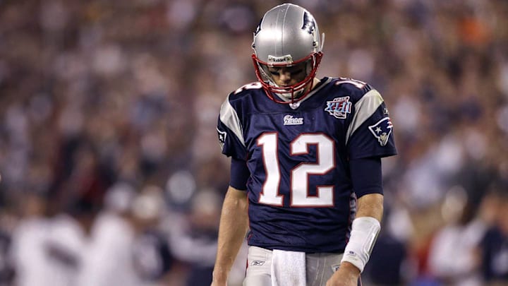 Tom Brady and the Patriots incurred a heartbreaking loss in Super Bowl XLII.