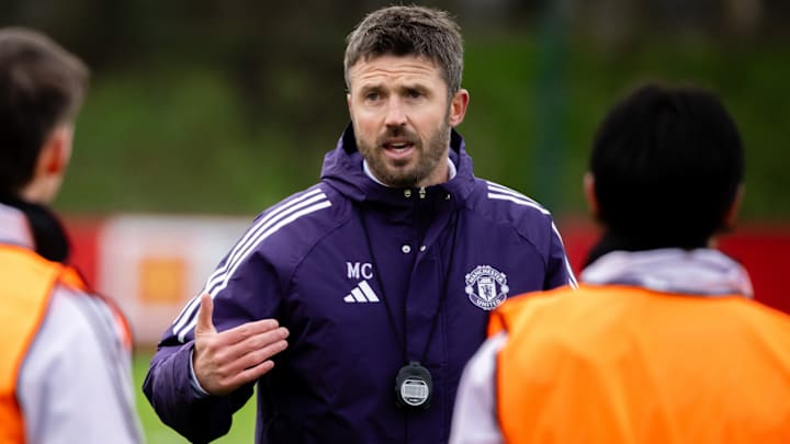 Michael Carrick has had plenty of time on the training pitch.