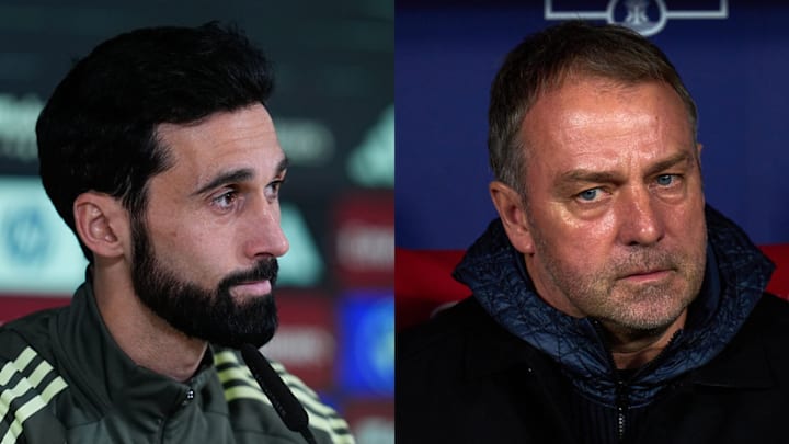 Álavaro Arbeloa (left) and Hansi Flick had a war of words this past week.