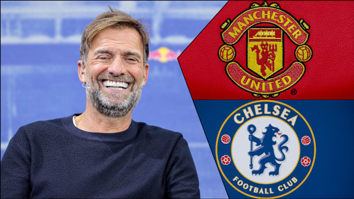 Jürgen Klopp has attracted responses from Man Utd and Chelsea.