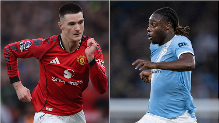 Benjamin Šeško (left) and Jérémy Doku are two of the quickest around.