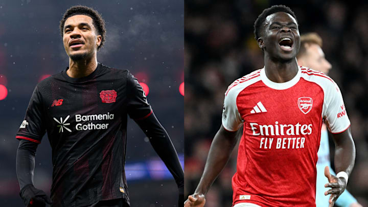 USMNT’s Malik Tillman (left) will be looking to outshine Bukayo Saka when Bayer Leverkusen host Arsenal. 