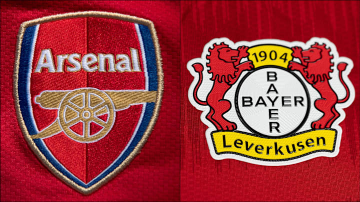 Arsenal and Bayer Leverkusen are level on aggregate. Arsenal and Bayer Leverkusen are level on aggregate.