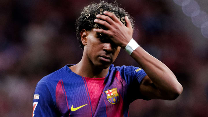 Lamine Yamal had some incredible moments against Atlético Madrid. Lamine Yamal had some incredible moments against Atlético Madrid.