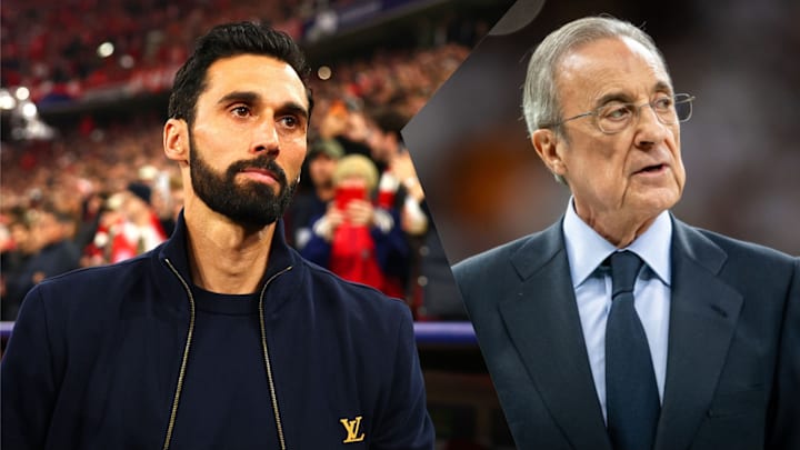 Álvaro Arbeloa (left) is likely the next manager Florentino Pérez parts ways with at Real Madrid.