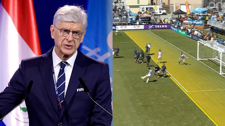 Arsène Wenger’s (left) new offside rule could make its way to global soccer in the future. 